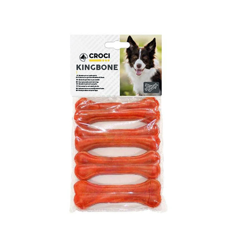  تصویر استخوان تشویقی سگ با طعم بیکن کروچی Croci Dog Treat بسته 4 عددی 