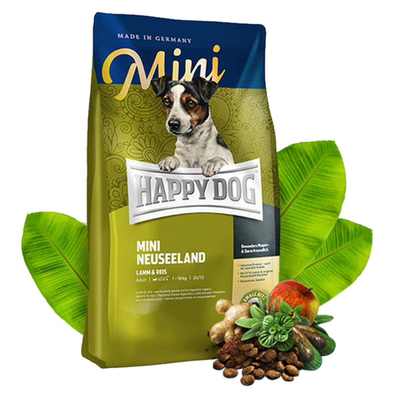  تصویر غذای خشک سوپر پرمیوم سگ هپی داگ Happy Dog Sensible Mini Neuseeland وزن 4 کیلوگرم 