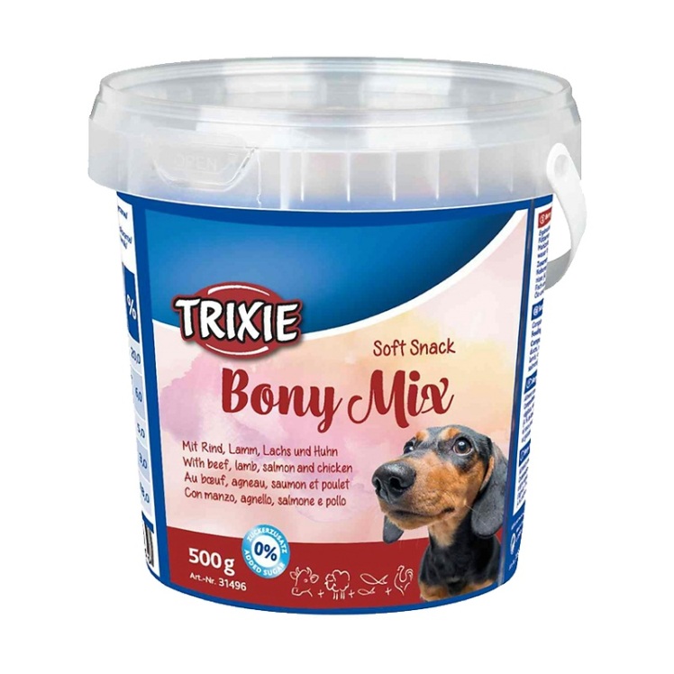 عکس محصول تشویقی سگ تریکسی با طعم مخلوط Trixie Bony Mix وزن 500 گرم