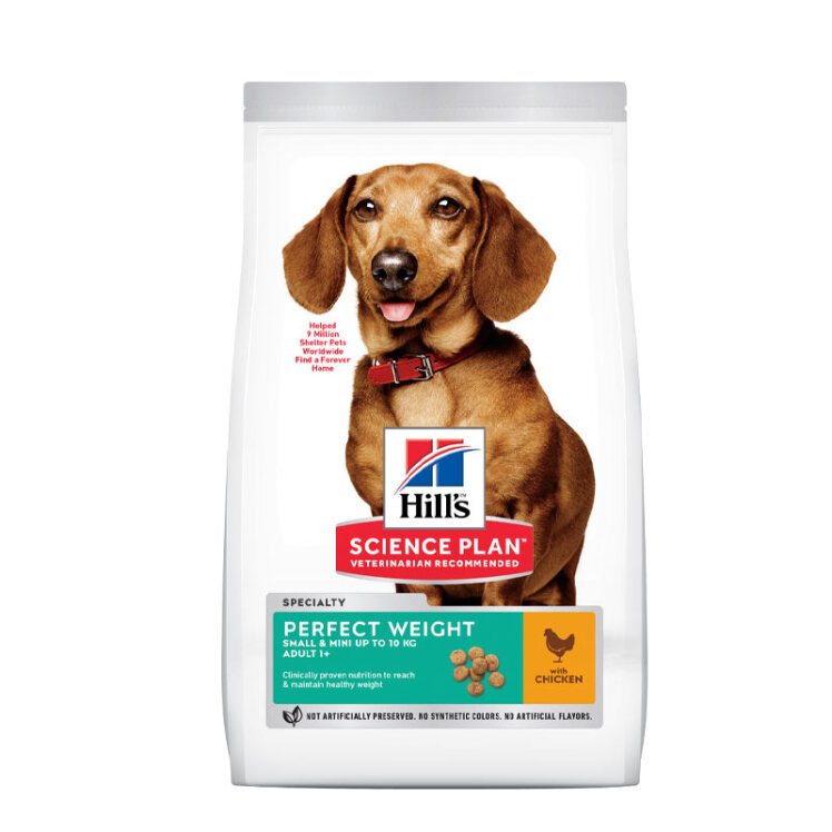 تصویر غذای خشک سگ نژاد کوچک هیلز با طعم مرغ Hills Adult Dog Food With Chicken وزن 1.5 کیلوگرم