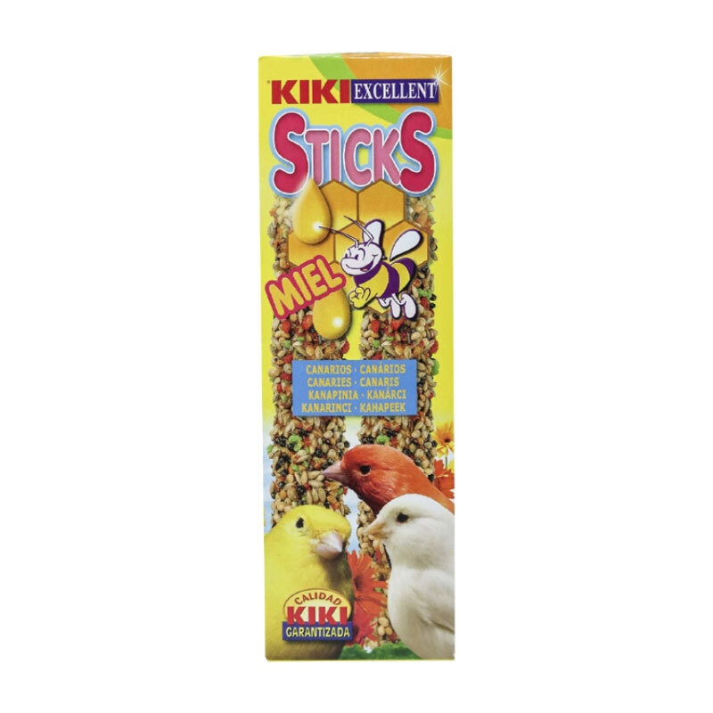 تصویر استیک عسلی مخصوص قناری کیکی Kiki Honey Sticks For Canary بسته 2 عددی 