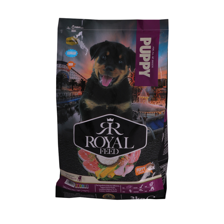 عکس بسته بندی غذای خشک سگ رویال فید مدل Puppy وزن 3 کیلوگرم 