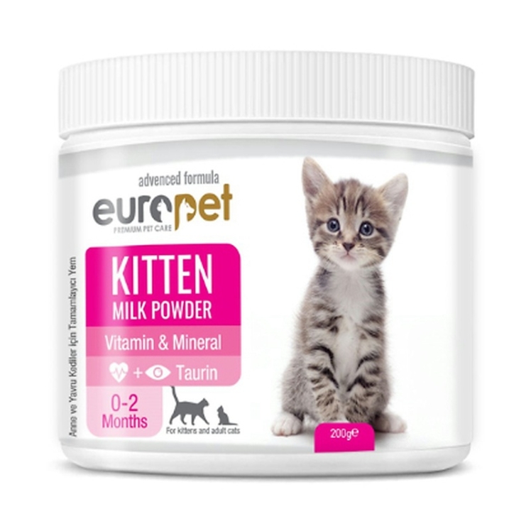 تصویر شیر خشک گربه یوروپت Europet Cat Milk Powder وزن 200 گرم