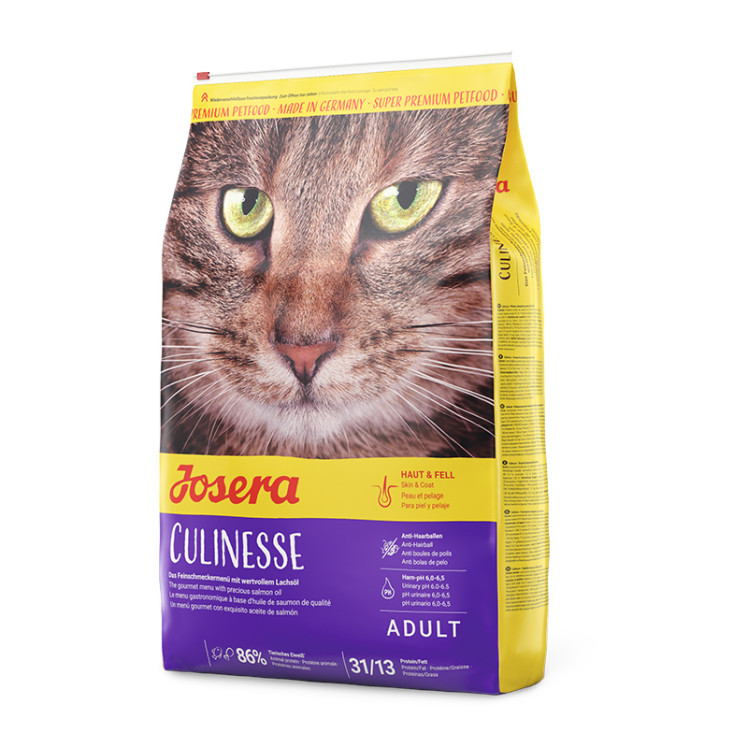 عکس بسته بندی غذای خشک گربه جوسرا مدل Culinesse وزن 10 کیلوگرم 