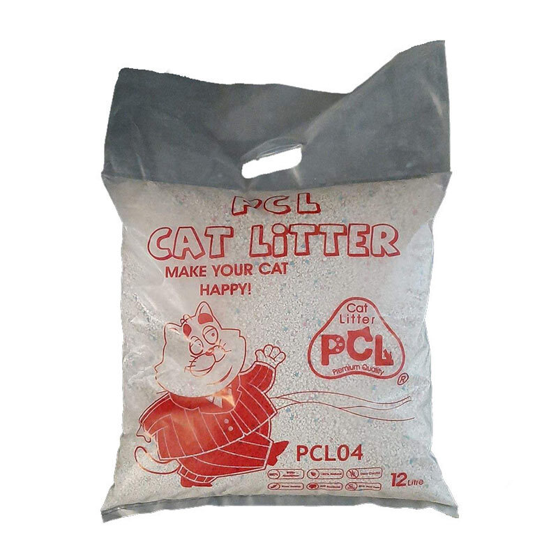 تصویر خاک گربه پی سی ال مدل PCL04 وزن 10 کیلوگرم(پشت محصول) 