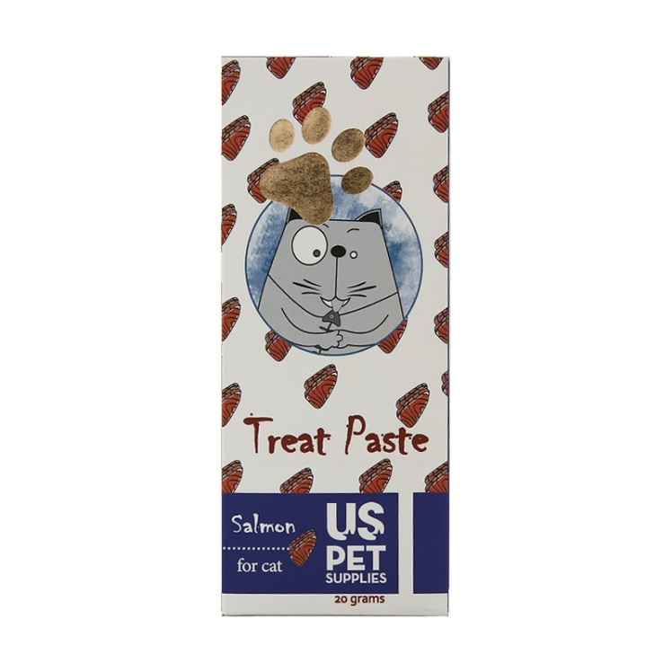 تصویر 2 بستنی گربه یو اس پت با طعم سالمون UsPet Creamy Snack With Salmon بسته 10 عددی