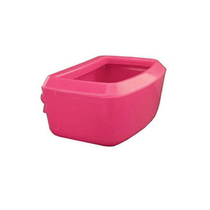  تصویر 5 ظرف آب و غذای داخل باکس حمل حیوانات هپی پت طرح سیمبا صورتی 