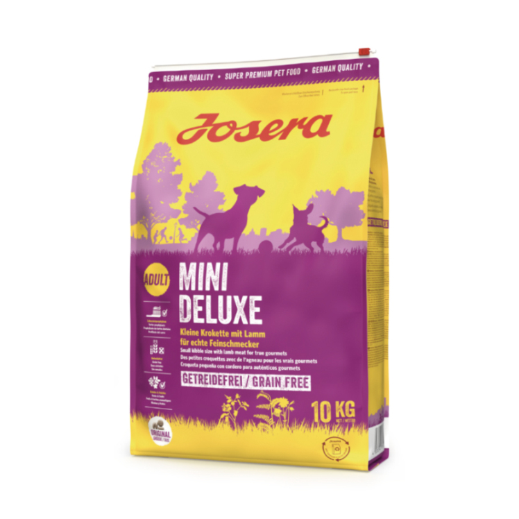 تصویر غذای خشک سگ جوسرا Josera Adult Mini Deluxe وزن 10 کیلوگرم از نمای رو به رو