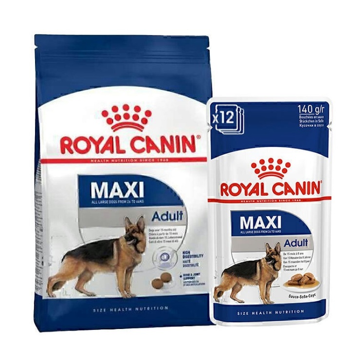 تصویر بسته غذای خشک سگ رویال کنین مدل Royal Canin Maxi Adult