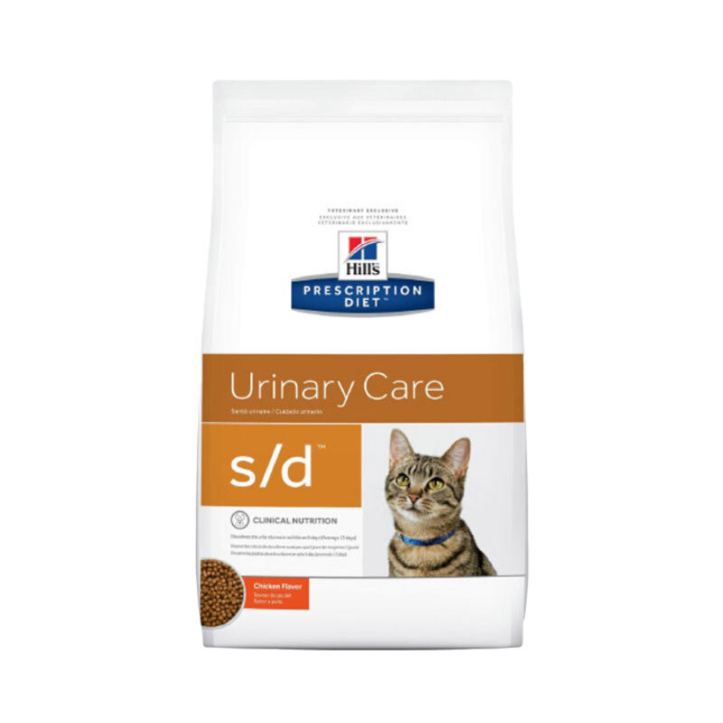  غذا خشک گربه یورینری هیلز Hills Urinary S/D وزن 1.5 کیلوگرم 
