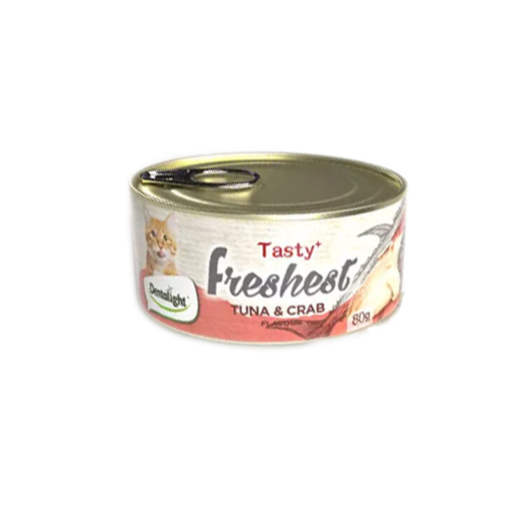 تصویر 1 کنسرو گربه دنتالایت با طعم ماهی تن و خرچنک Dentalight cat Food With Tuna And Crab وزن 80 گرم