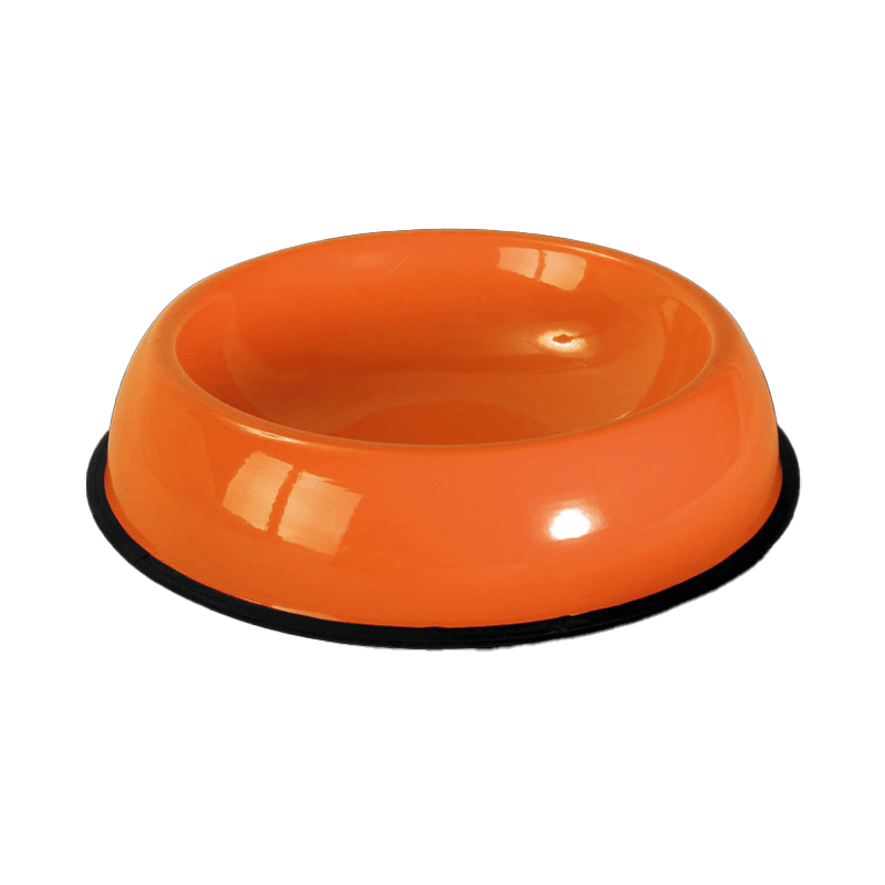  تصویر ظرف غذای حیوانات هپی پت مدل رها سایز کوچک رنگ نارنجی 