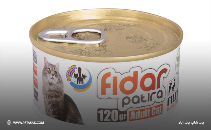 کنسرو غذا گربه فیدار