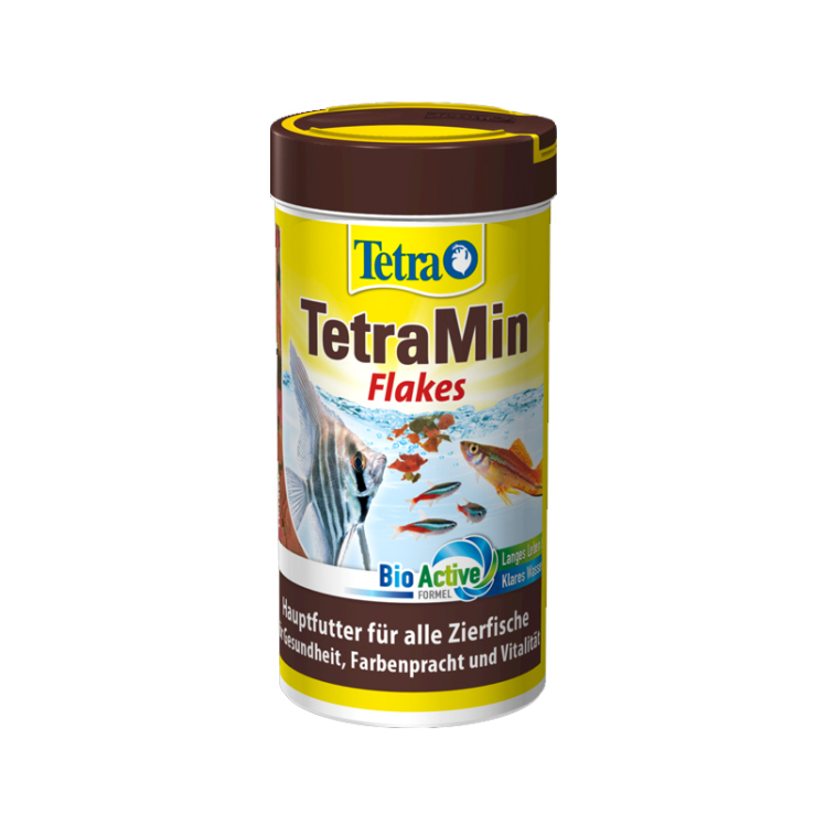عکس قوطی غذای پولکی کامل ماهی تترا Tetramin Flakes وزن 500 میلی لیتر