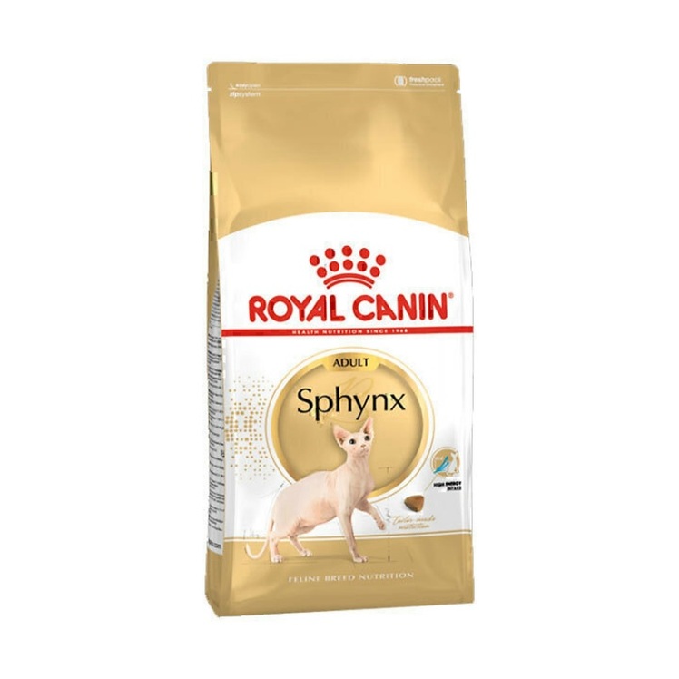 تصویر دانه بندی غذای خشک گربه اسفینکس بالغ رویال کنین Royal Canin Adult Sphynx وزن 2 کیلوگرم