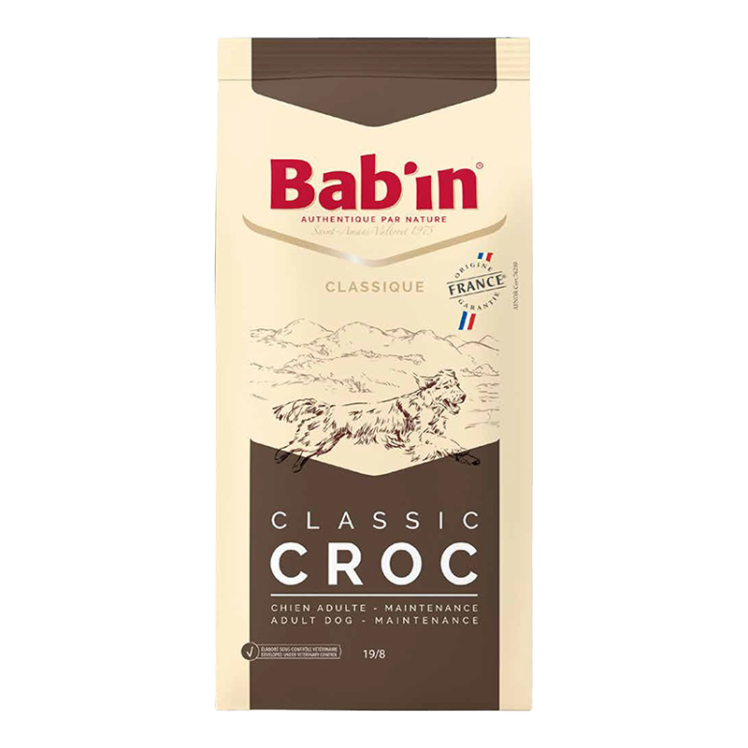 غذای خشک سگ بابین Babin Adult Classic Croc وزن 18 کیلوگرم