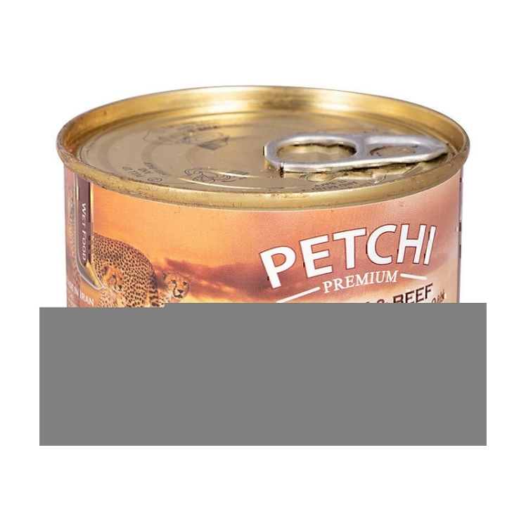 تصویر 2 کنسرو غذای گربه پتچی با طعم مرغ و گوشت و لبو Petchi Chicken & Beef & Beet وزن 120 گرم