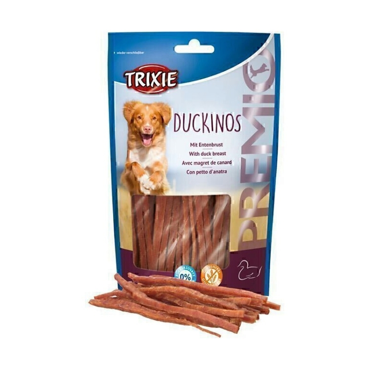 تصویر 2 تشویقی سگ تریکسی با طعم گوشت سینه اردک Trixie PREMIO Duckinos وزن 80 گرم