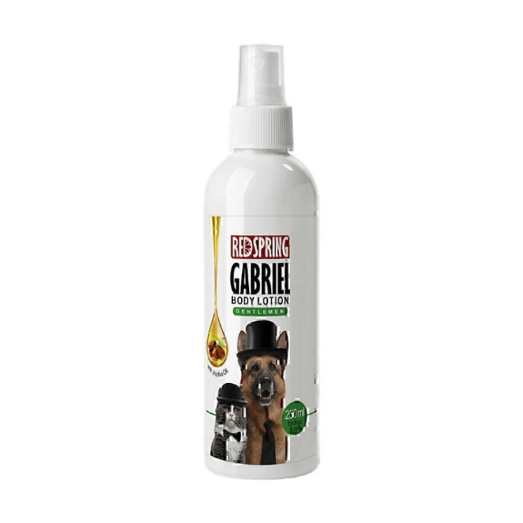تصویر دوم محصول لوسیون بدن گابریل سگ و گربه جنتلمن رداسپرینگ Redspring Gabriel Body Lotion حجم 60 میلی لیتر