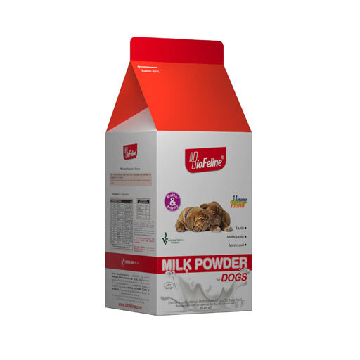 عکس قوطی شیر خشک سگ بیوفلاین BioFeline Dog Milk Powder وزن 200 گرم