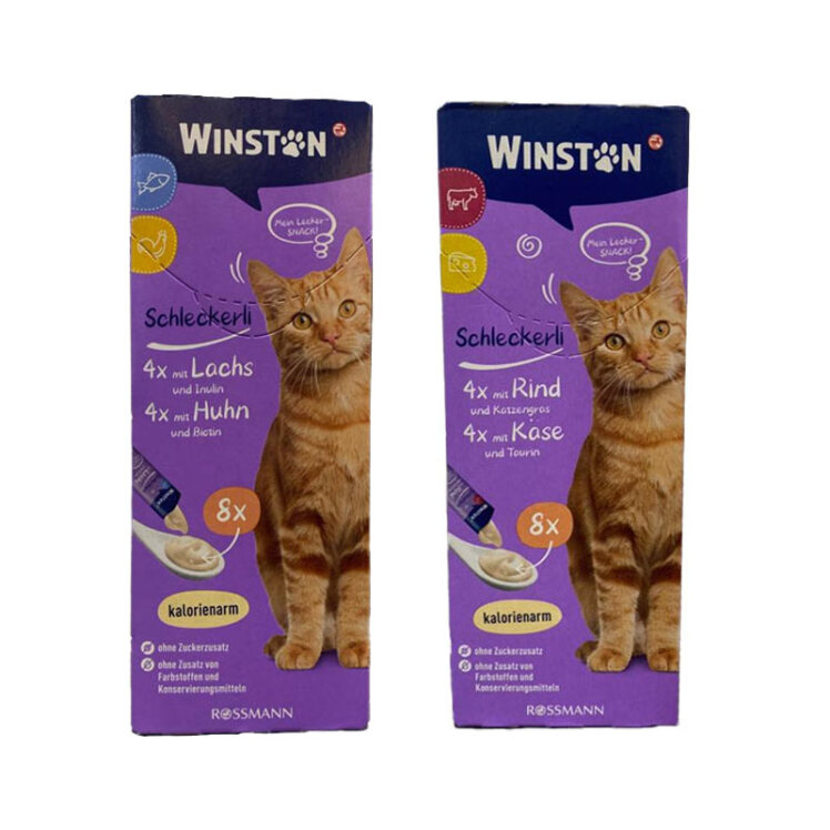 تصویر 1 بسته بستنی گربه وینستون Winstone Pack مجموعه 2 عددی