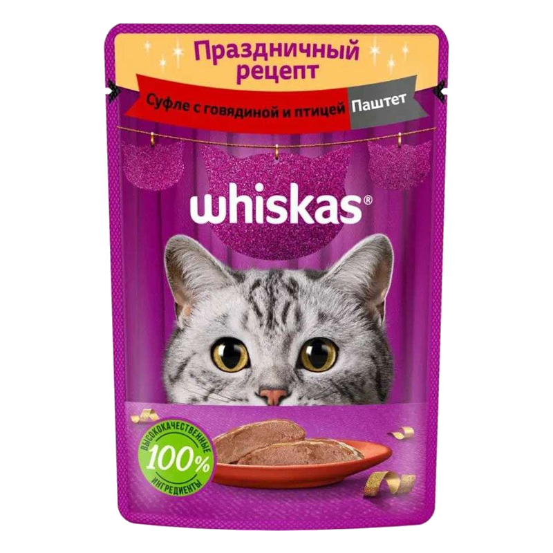 whiskas pate cat food