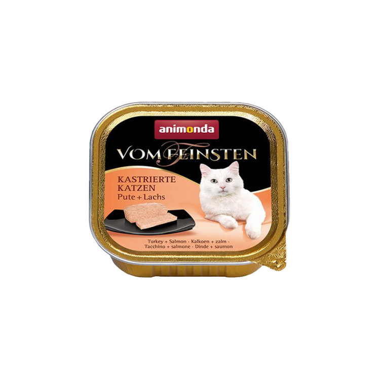 کنسرو غذای گربه عقیم شده آنیموندا Animonda Sterilized Turkey & Salmon وزن 100 گرم 