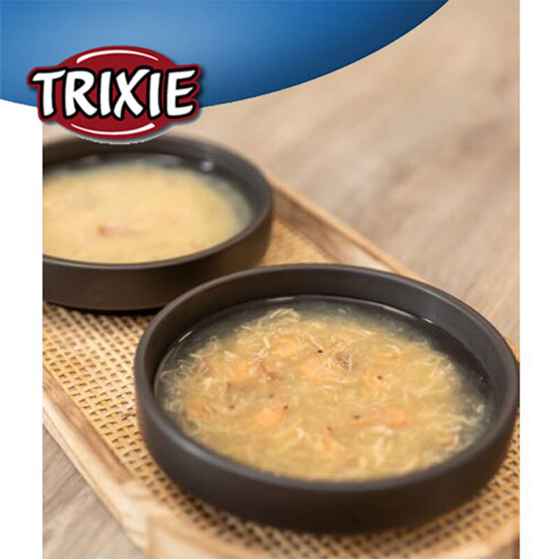  عکس محصول کنسرو گربه تریکسی با طعم میگو Trixie Shrimp Soup وزن 80 گرم 