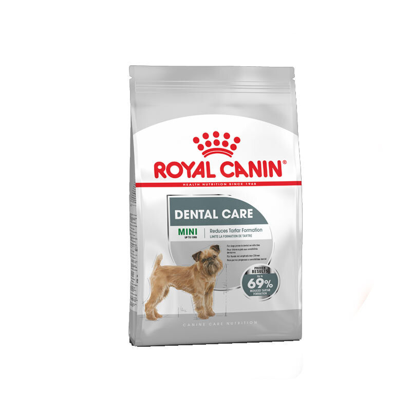  تصویر غذای خشک سگ دنتال رویال کنین Royal Canin Dental Care Mini وزن 3 کیلوگرم 