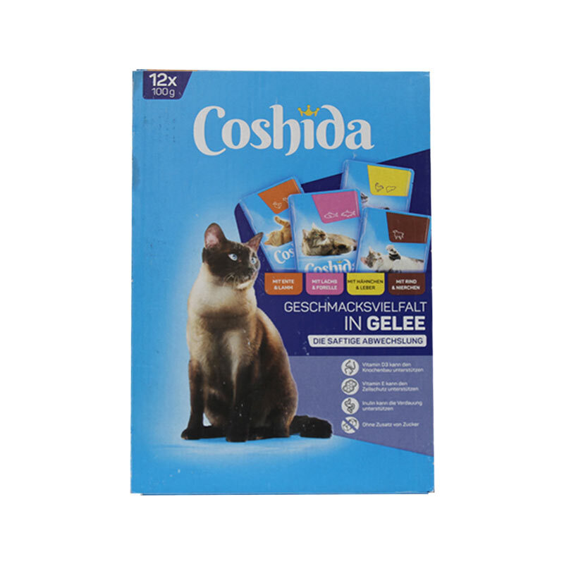  تصویر پوچ گربه کوشیدا در ژله Coshida In Jelly Pack بسته 12 عددی 