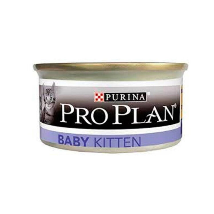 تصویر کنسرو غذای بچه گربه پروپلن با طعم گوشت مرغ Pro Plan Baby Kitten With Chicken وزن ۸۵ گرم