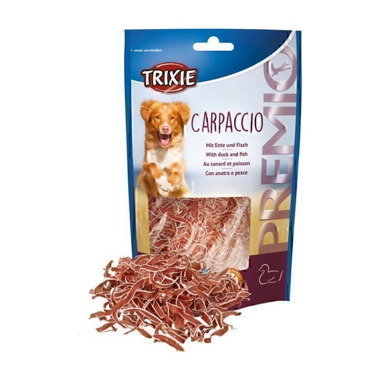 تصویر 2 تشویقی سگ تریکسی با طعم ماهی و اردک Trixie PREMIO Carpaccio وزن 40 گرم