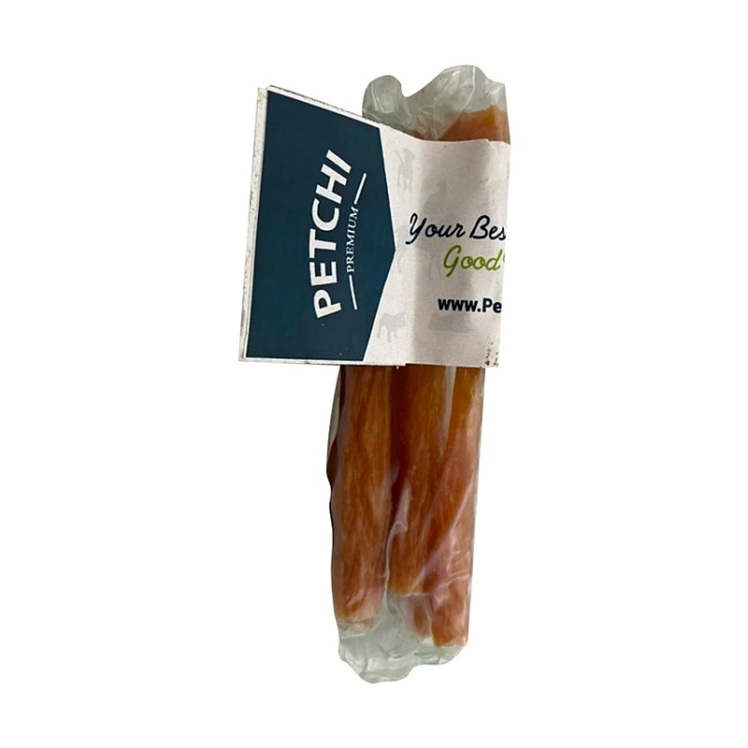 تصویر محتویات تشویقی سگ پتچی مدل Chicken Soft Strips وزن 20 گرم