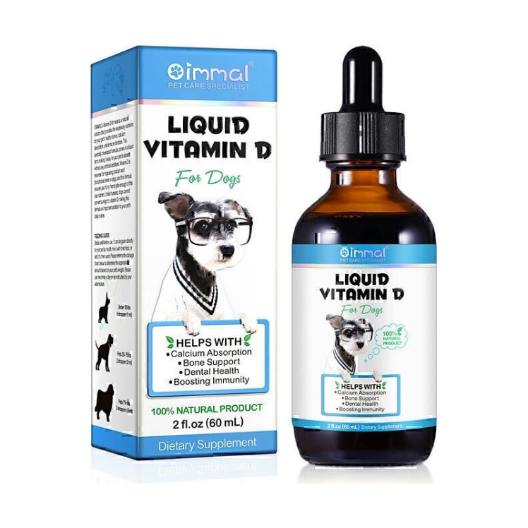 تصویر 2 قطره مایع ویتامین دی سگ اویمال Oimmal Liquid Vitamin D For Dogs