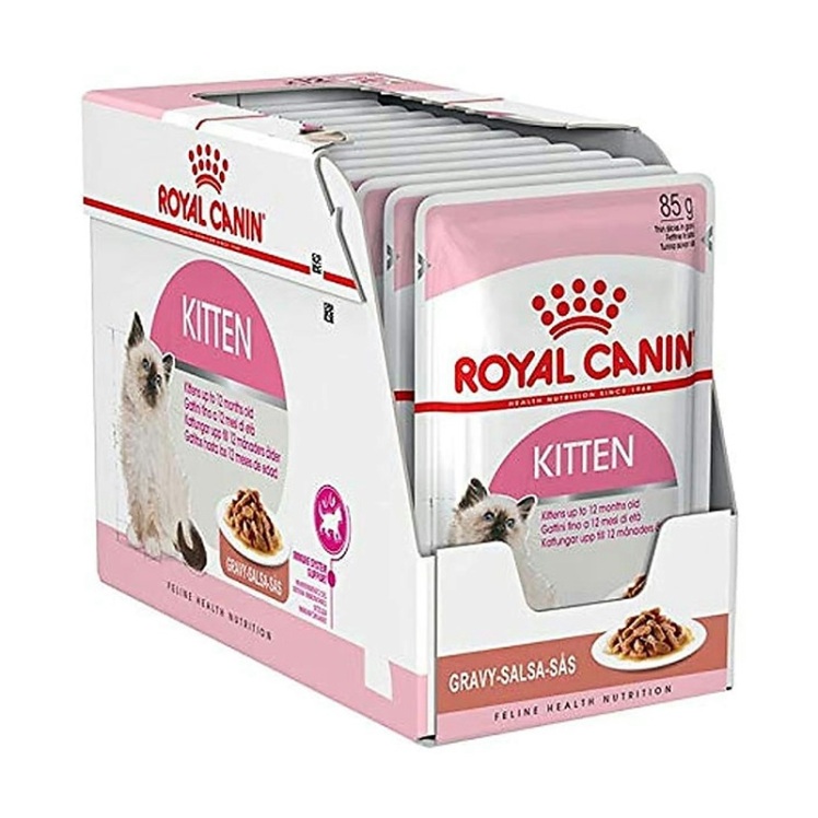 عکس توضیحات پوچ بچه گربه رویال کنین Royal Canin Kitten وزن 85 گرم