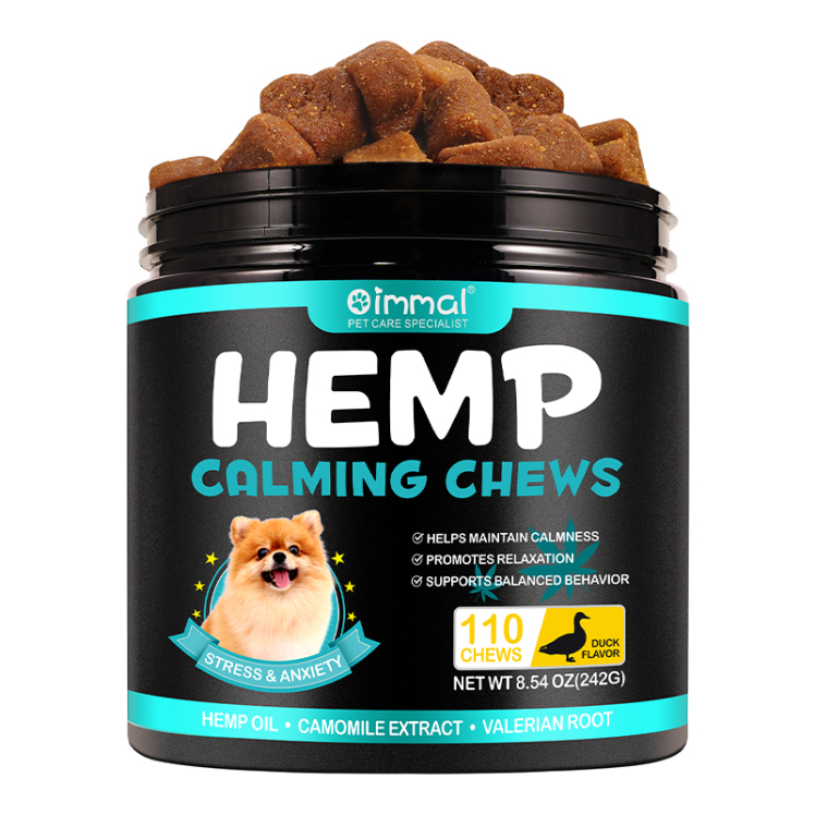 تصویر تشویقی سگ جویدنی آرامبخش اویمال با طعم اردک 