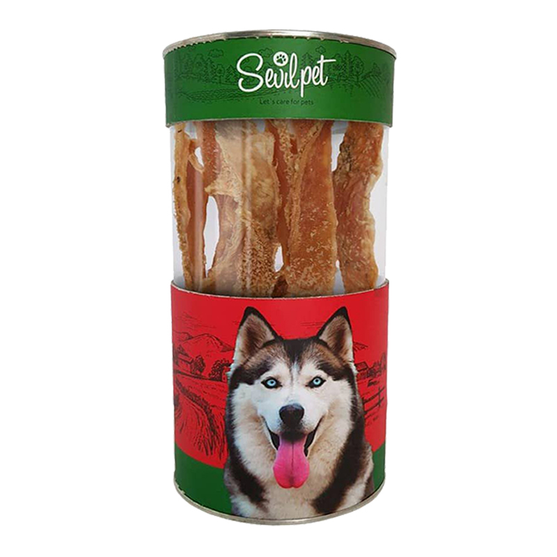  عکس بسته بندی تبلیغاتی تشویقی سگ سویل پت مدل Cattle Rumen Snack وزن 100 گرم 