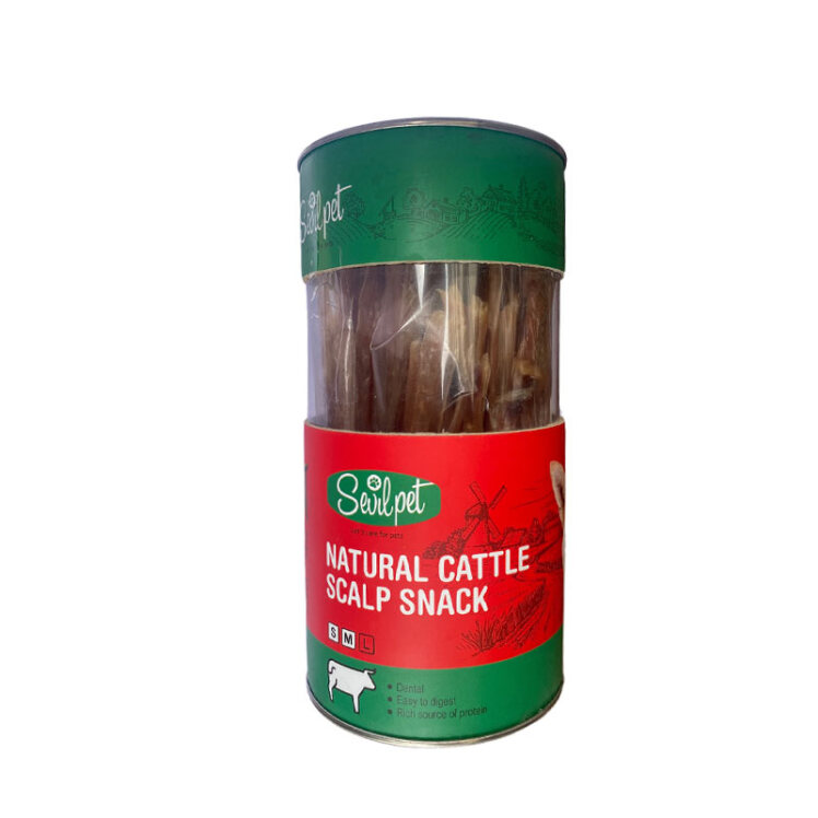 تصویر 1 تشویقی پوست گاو سگ سویل پت Sevil Pet Dog Snack With Cattle Scalp بسته 40 عددی