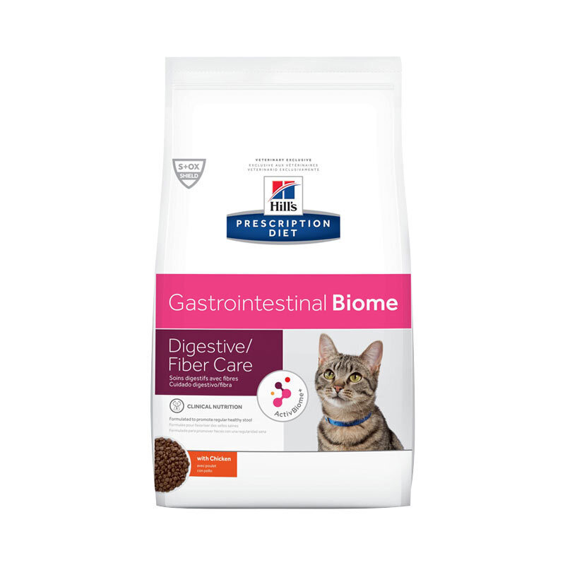  تصویر غذا خشک گربه گاسترواینتستینال هیلز Hills Gastrointestinal Biome وزن 1.5 کیلوگرم 