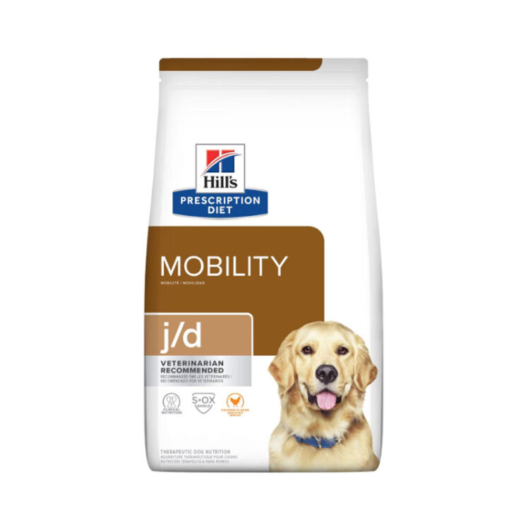 تصویر غذای خشک درمانی سگ هیلز برای مراقبت از مفاصل با طعم مرغ Hill's Mobility Dog Food With Chicken وزن 12 کیلوگرم