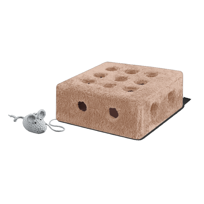  تصویر جعبه بازی گربه نیناپت مدل پنیری سایز ۱ 