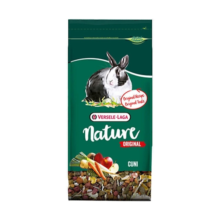 تصویر محتویات خوراک کامل خرگوش ورسله لاگا Versele-Laga Original Nature Cuni Rabbit Food وزن 700 گرم