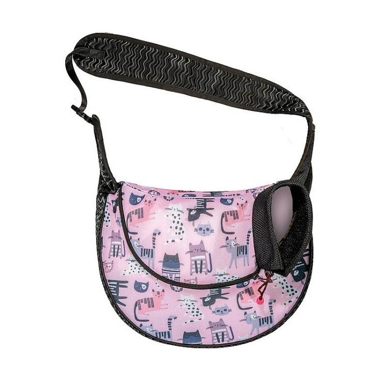 عکس کیف شانه‌ای سگ و گربه تادو مدل تنفسی Tado Shoulder Bag طرح 2