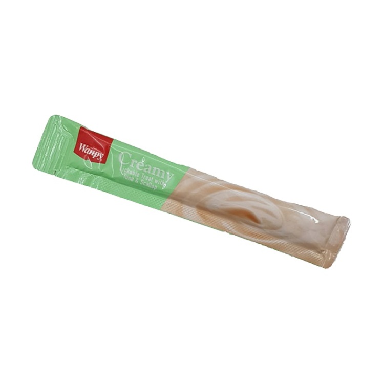 بستنی گربه ونپی با طعم ماهی تن و صدف Wanpy Treat Tuna & Oyster وزن 14 گرم