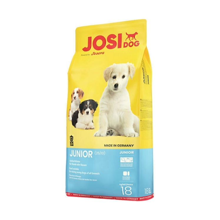 تصویر محتویات غذای خشک مخصوص توله سگ ها و سگ های جوان مدل جوسی داگ جوسرا Josera Josidog Junior وزن 18 کیلوگرم