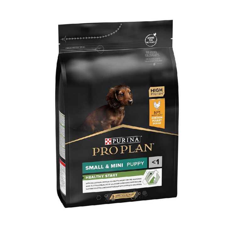 تصویر غذای خشک توله سگ نژاد کوچک پروپلن برای تقویت مفاصل با طعم مرغ Proplan Healthy Start وزن 3 کیلوگرم