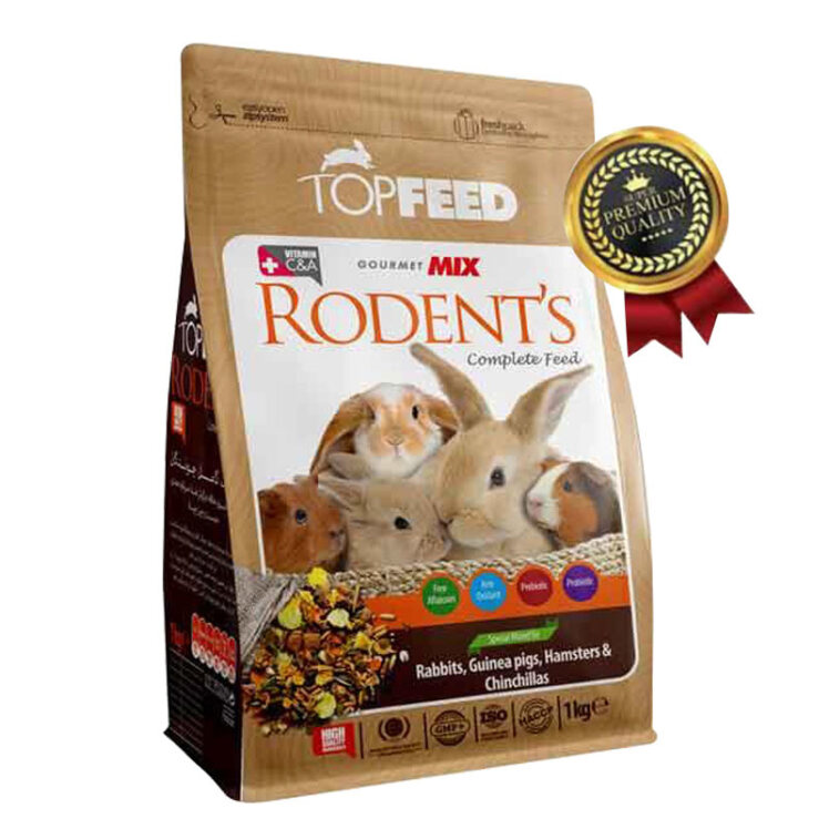 تصویر خوراک آجیلی جوندگان تاپ فید مدل Rodents Complete Food وزن 1 کیلوگرم