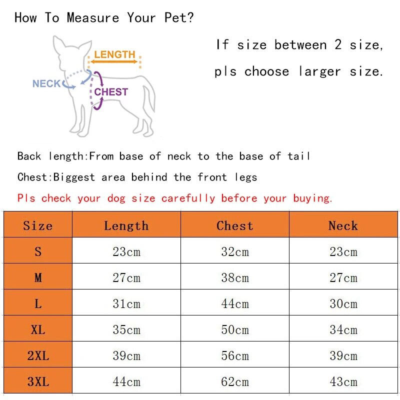  تصویر جدول اندازه کاپشن طرحدار سگ هنگ هنگ Hong Hong Dog Jacket سایز L 
