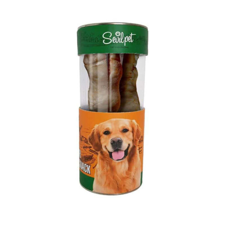 تصویر 1 تشویقی پاچه متوسط بره سگ سویل پت Sevil Pet Lamb Trotter Dog Snack بسته 2 عددی