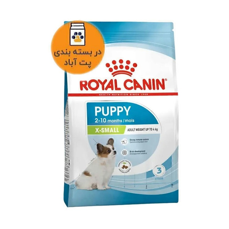 تصویر 2 غذای خشک توله سگ نژاد کوچک رویال کنین Royal Canin X-small Puppy وزن 500 گرم